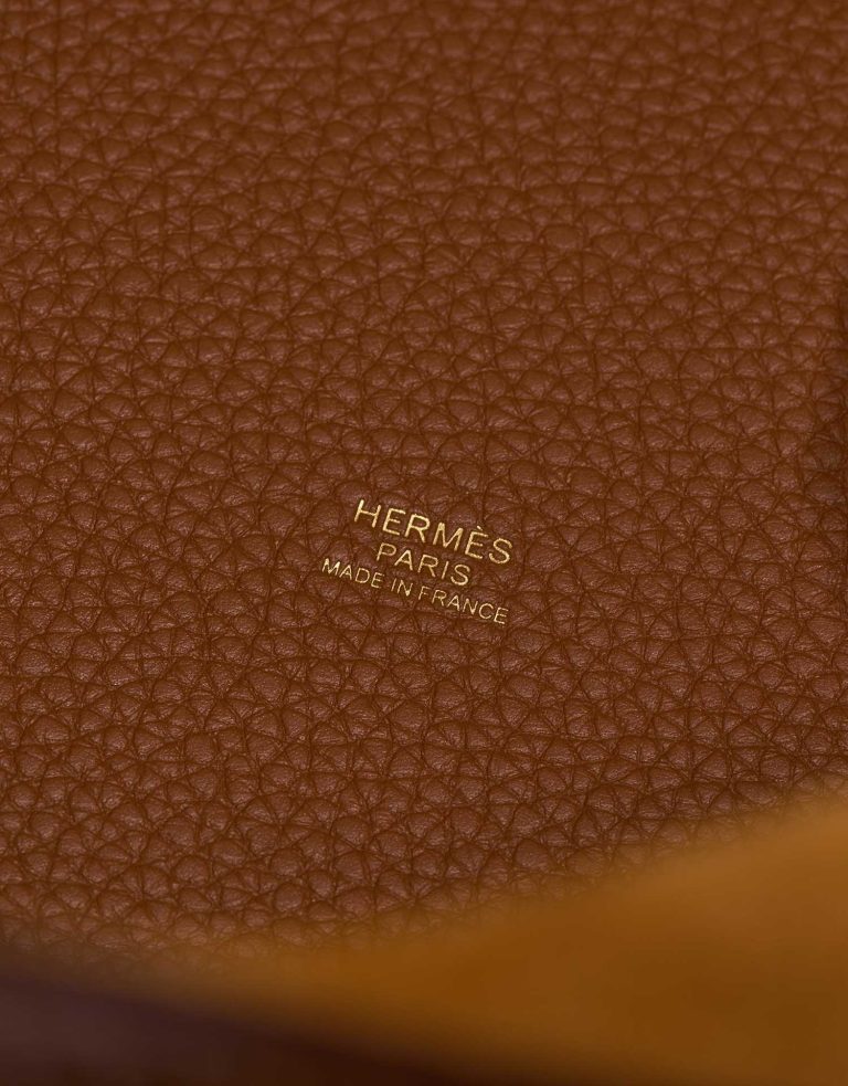 Hermès Picotin 22 Taurillon Clémence Gold Logo | Sell your designer bag