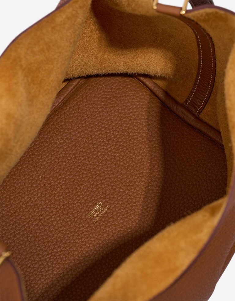 Hermès Picotin 22 Taurillon Clémence Gold Inside | Sell your designer bag