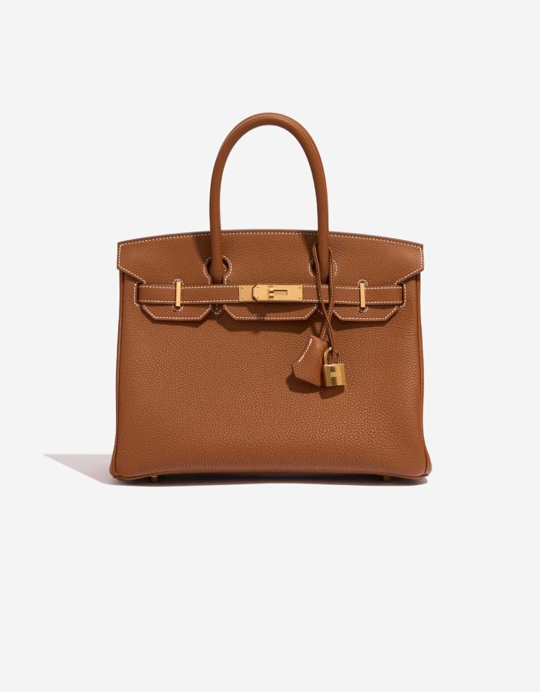 Hermès Birkin 30 Togo Leather Gold Front | Sell your designer bag