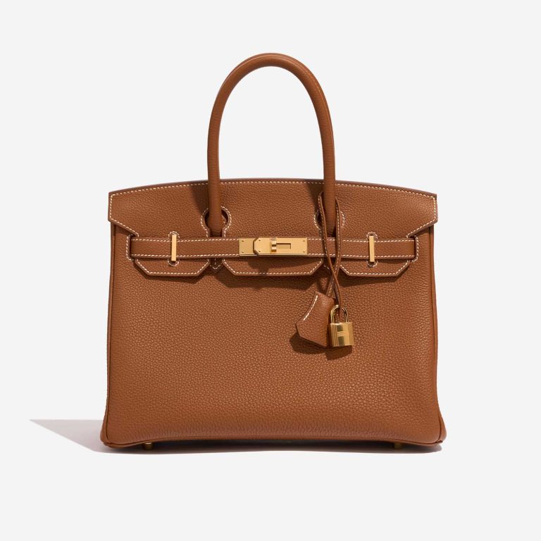 Hermès Birkin 30 Togo Leather Gold Front | Sell your designer bag