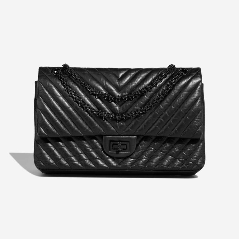 Chanel 2.55 Reissue 226 Aged Calf Black Front | Sell your designer bag