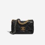 Chanel 19 Flap Bag Goat Black  Front | Sell your designer bag