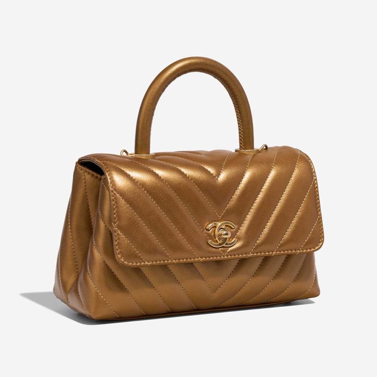 Chanel Timeless Handle Small Lamb Iridescent Bronze | Sell your designer bag