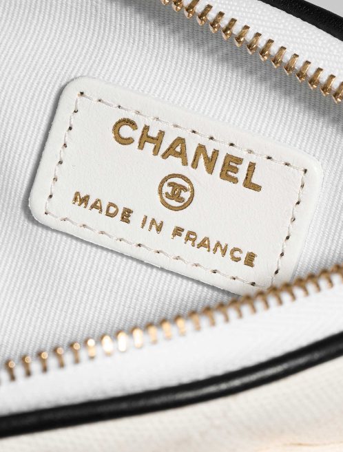 Chanel Clutch Cotton White Logo | Sell your designer bag