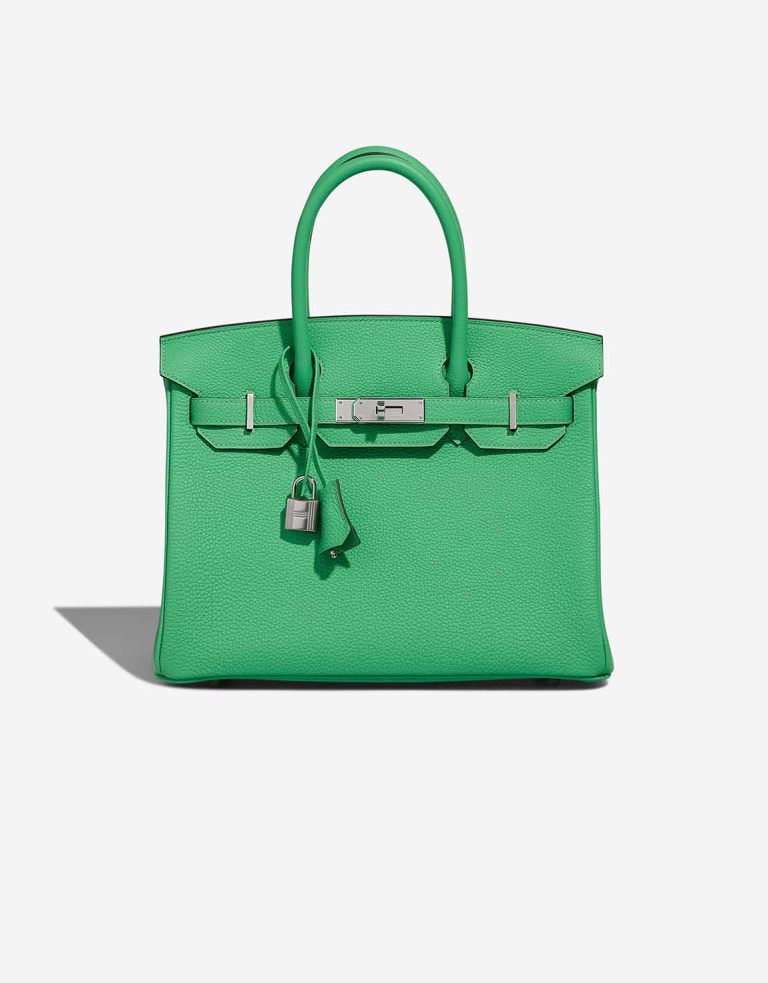 Hermès Birkin 30 Togo Vert Comics Front | Sell your designer bag