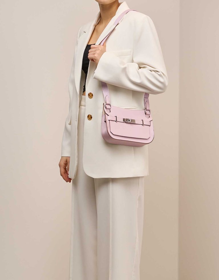 Hermès Jypsière Mini Evercolor Mauve Pâle / Nata Front | Sell your designer bag