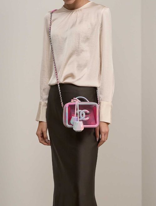 Chanel Vanity Small PVC Multicolour on Model | Sell your designer bag