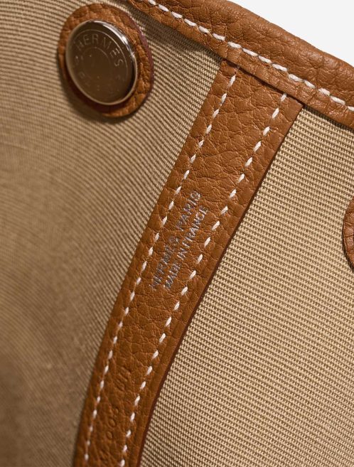 Hermès Garden Party 30 Veau Négonda / Toile Trench / Gold Logo | Sell your designer bag