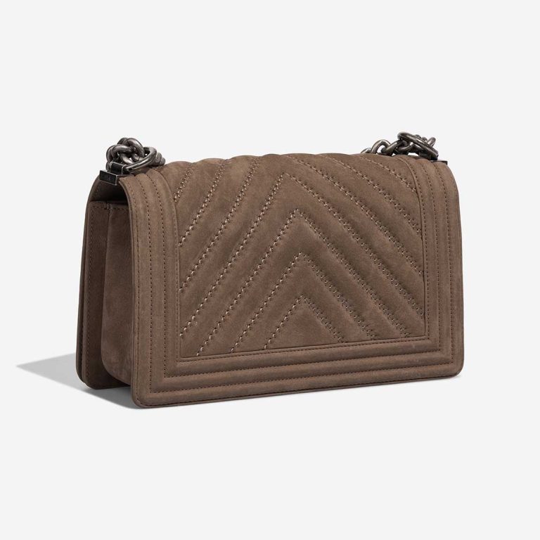 Chanel Boy Old Medium Suede Brown | Sell your designer bag