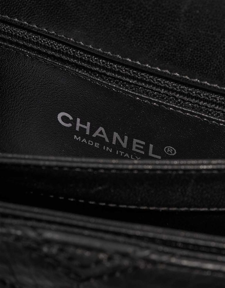 Chanel Trendy CC Medium Lamb / Python / Coated Fabric Black Logo | Sell your designer bag