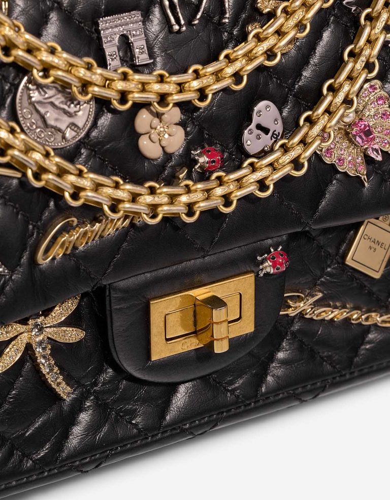 Chanel 2.55 Reissue 225 Aged Calf Black Closing System | Sell your designer bag