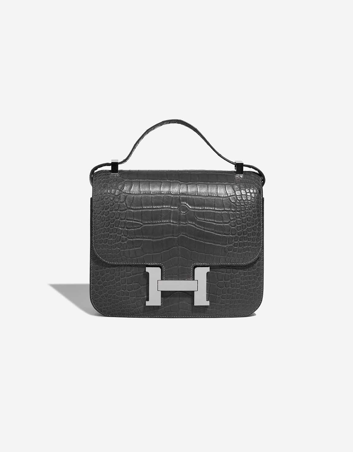 Hermès Constance 24 Matte Alligator Graphite | SACLÀB