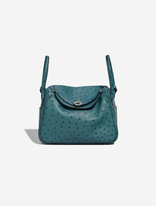 Hermès Lindy 26 Ostrich Malachite Front | Sell your designer bag