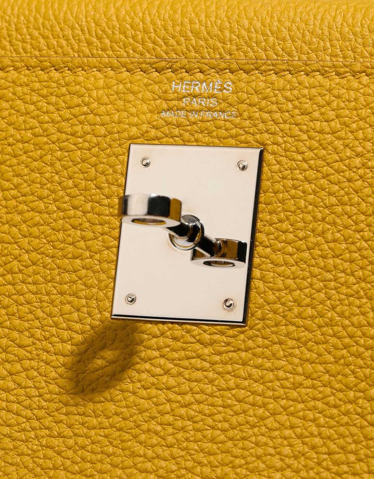 Hermès Kelly 28 Togo Jaune Ambre Logo | Sell your designer bag