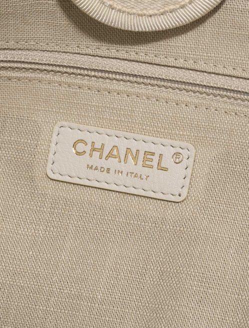 Chanel Deauville Small Canvas Cream Logo | Sell your designer bag