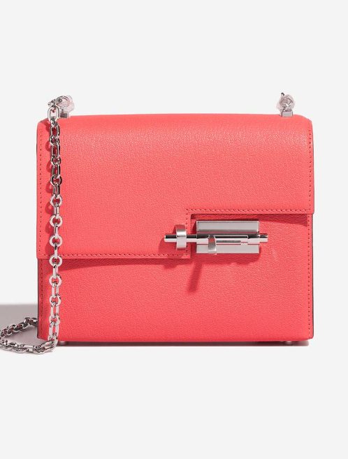 Hermès Verrou Chaîne Mini Chèvre Mysore Rose Texas Front | Sell your designer bag
