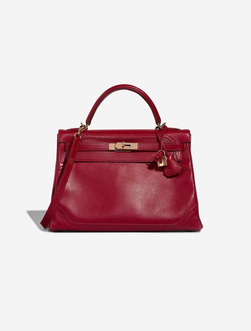 Hermès Kelly 32 Tadelakt Rouge H Front | Sell your designer bag