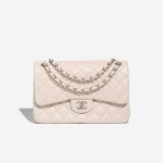 Chanel Timeless Maxi Caviar Pearl White Front | Sell your designer bag
