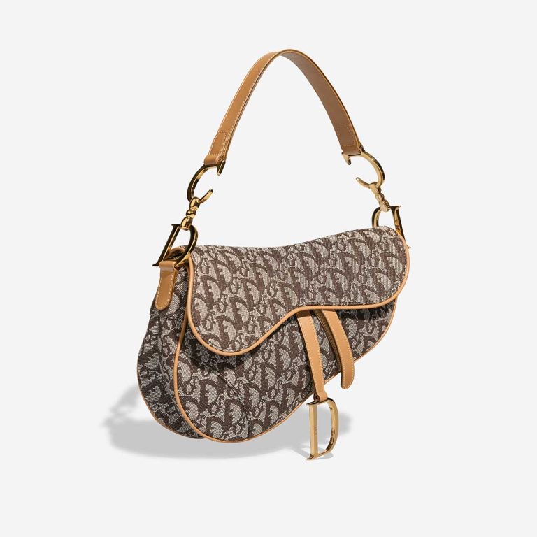 Dior Saddle Medium Fabric Light Brown | Sell your designer bag