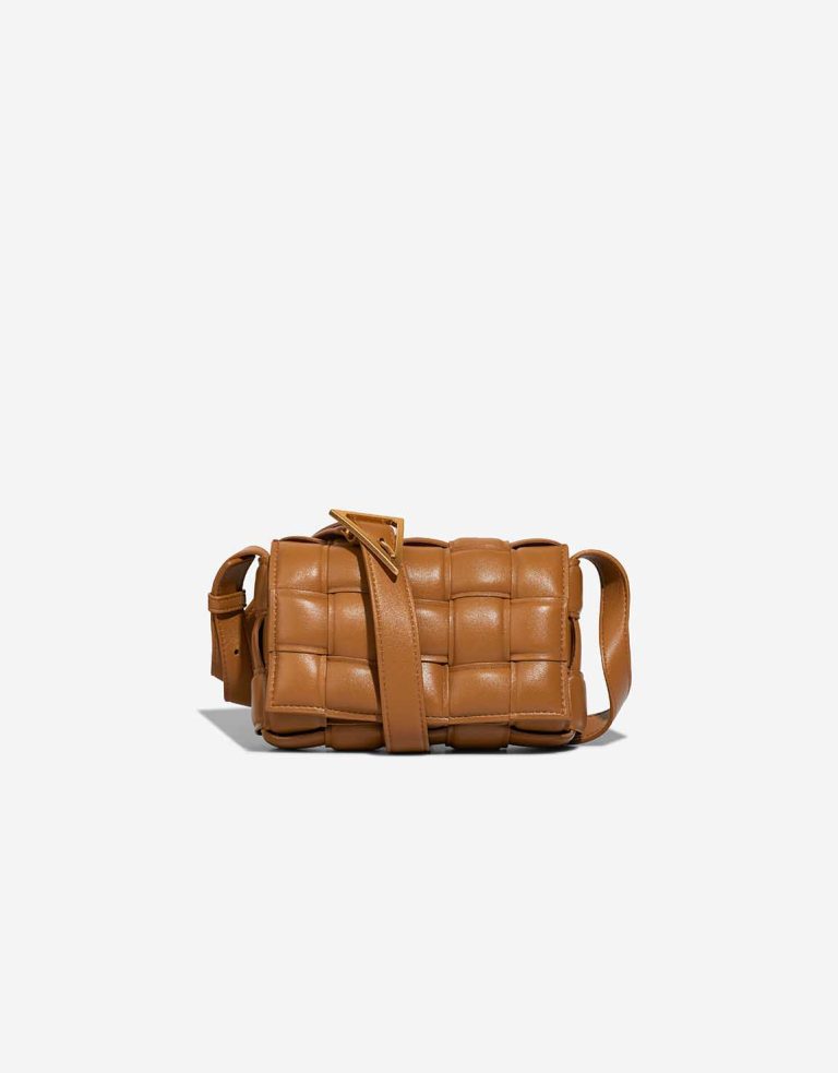 Bottega Veneta Cassette Small Lamb Camel Front | Sell your designer bag
