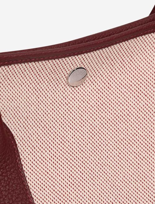 Hermès Garden Party 36 Toile / Veau Négonda Rouge H / Écru Closing System | Sell your designer bag