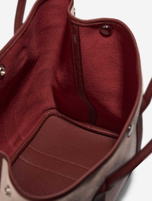 Hermès Garden Party 36 Toile / Veau Négonda Rouge H / Écru Inside | Sell your designer bag