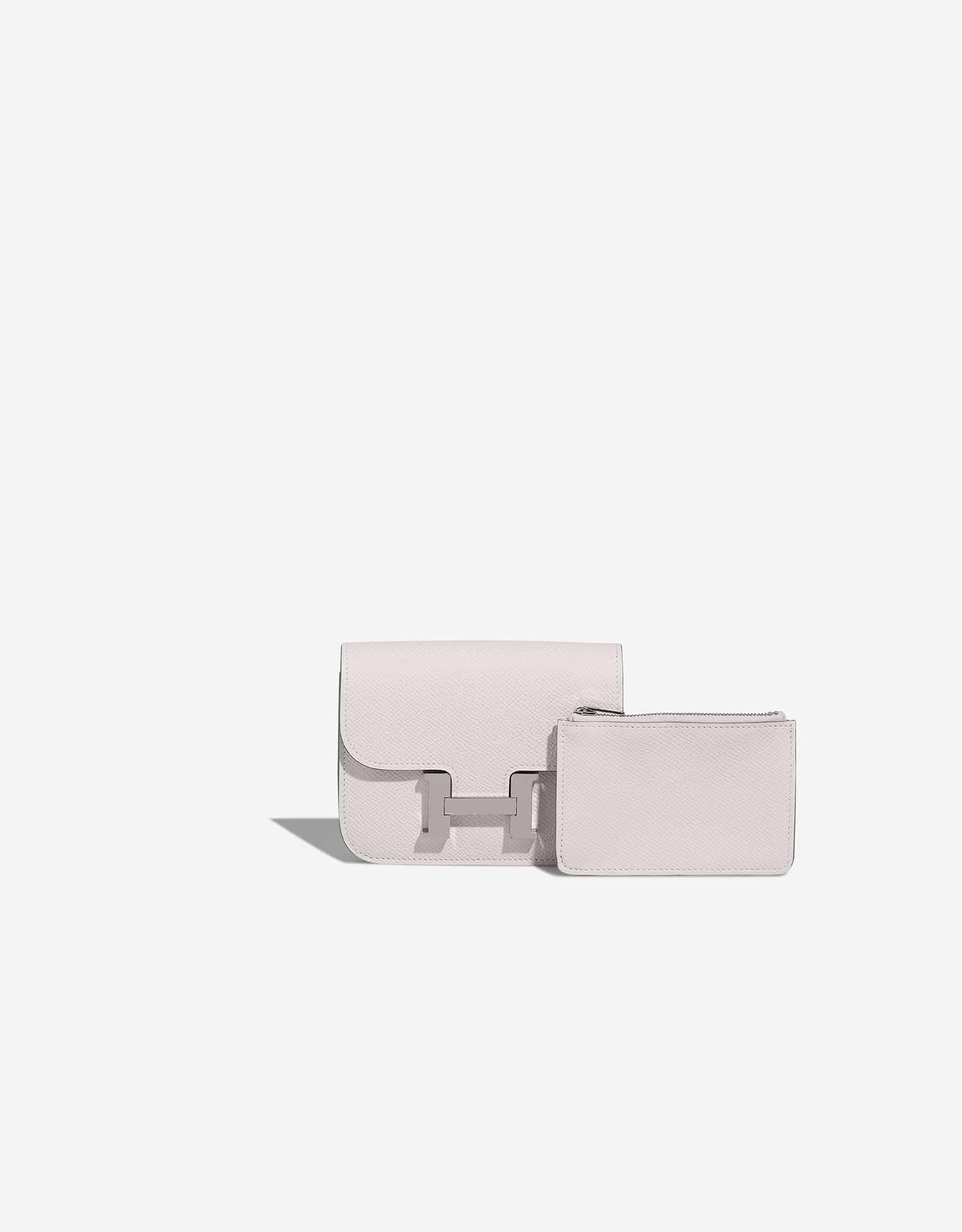 Hermès Constance Slim Wallet Epsom Gris Pâle | SACLÀB
