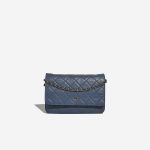 Chanel Timeless Wallet On Chain Caviar Blue Front | Sell your designer bag