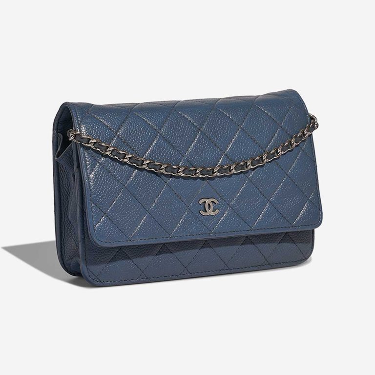Chanel Timeless Wallet On Chain Caviar Blue | Sell your designer bag