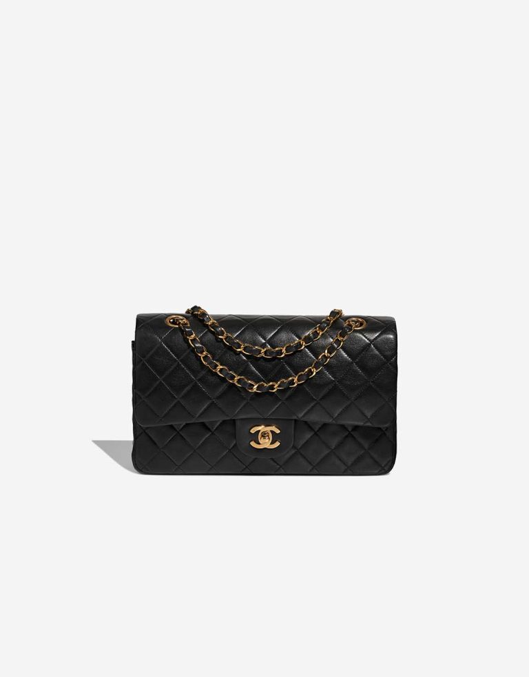 Chanel Timeless Medium Lamb Black Front | Sell your designer bag