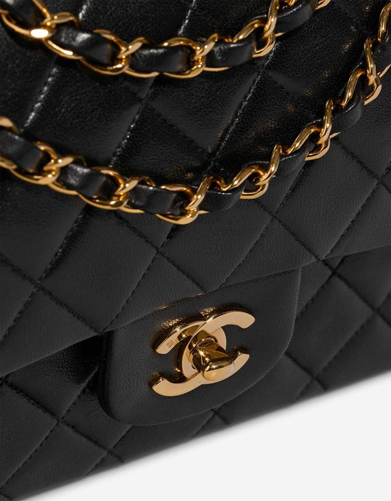 Chanel Timeless Medium Lamb Black Closing System | Sell your designer bag