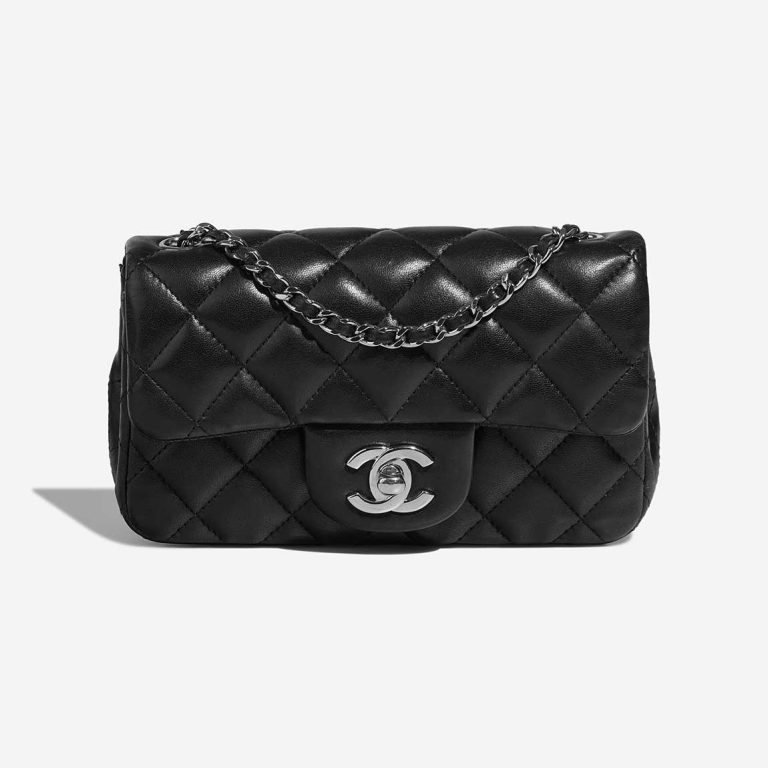 Chanel Timeless Extra Mini Lamb Black Front | Sell your designer bag
