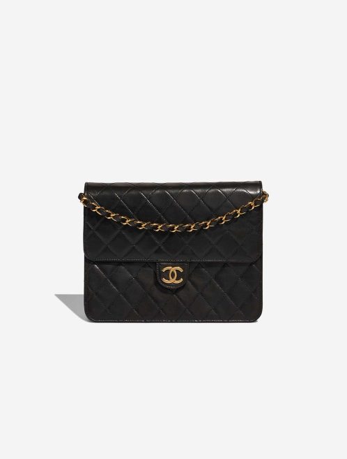 Chanel Flap Bag New Small Lamb Black Front | Sell your designer bag