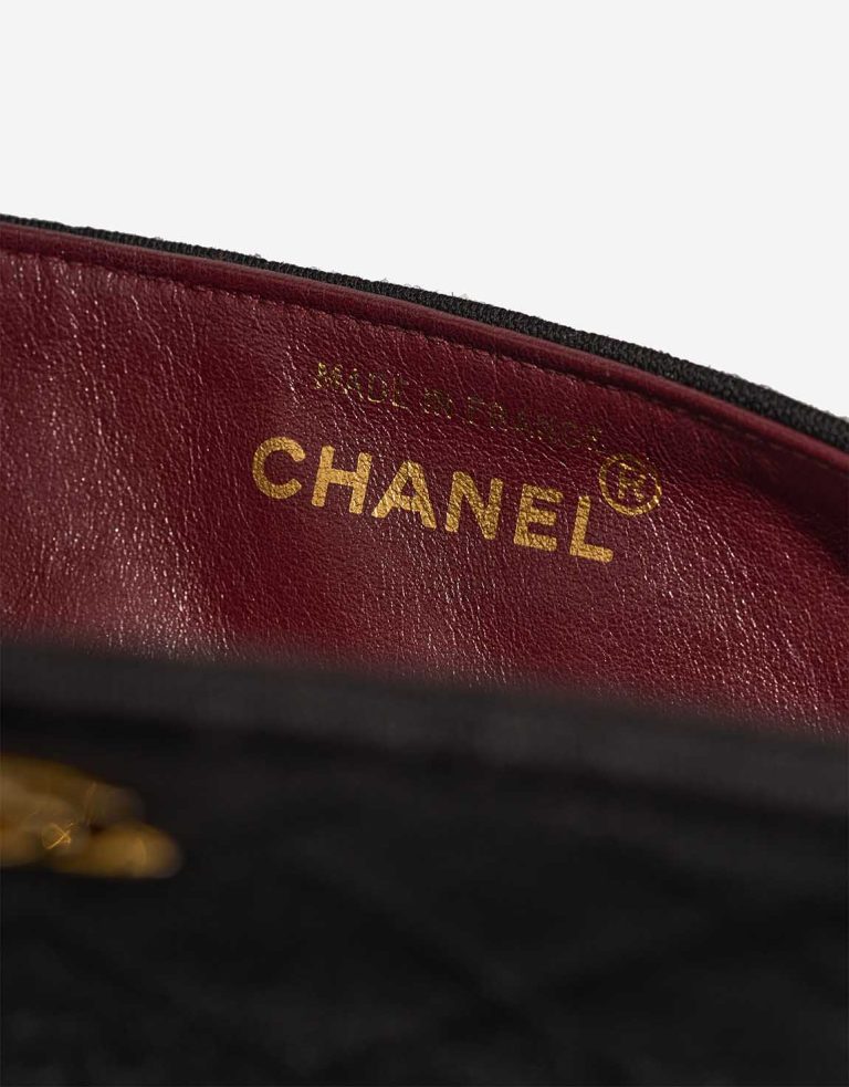 Chanel Timeless Mini Rectangular Cotton / Lamb Black Logo | Sell your designer bag