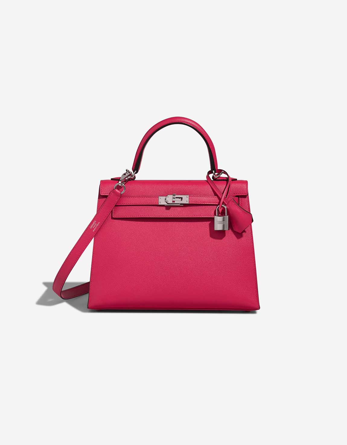 Hermès Kelly 25 Veau Madame Rose Extrême / Rouge Piment | SACLÀB