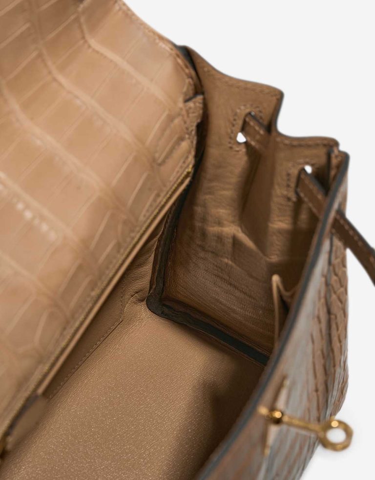 Hermès Kelly 25 Matte Alligator Chai Inside | Sell your designer bag