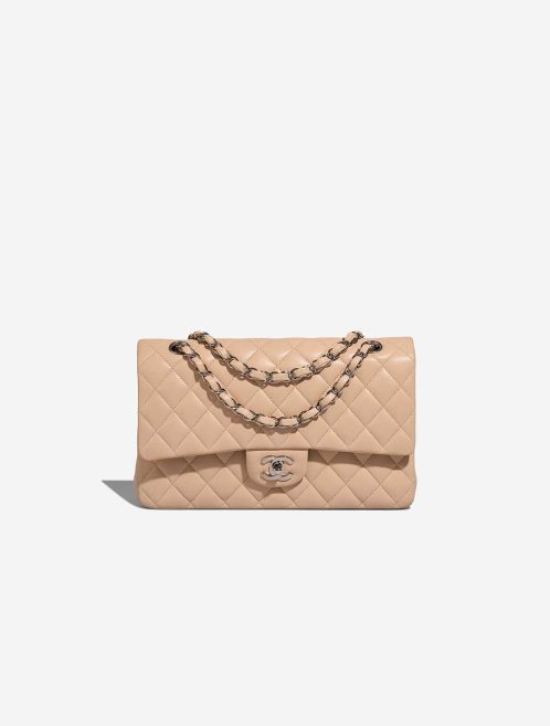 Chanel Timeless Medium Lamb Beige Front | Sell your designer bag
