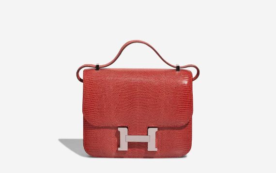 Hermès Constance 18 Lizard Sanguine Front | Sell your designer bag