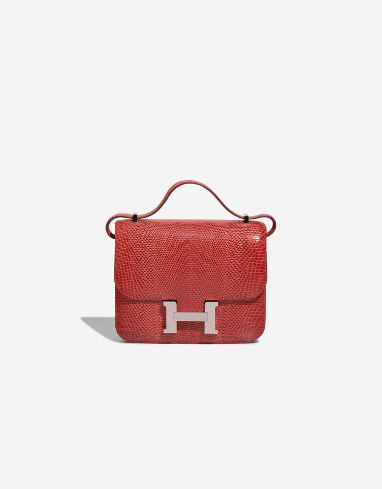Hermès Constance 18 Lizard Sanguine Front | Sell your designer bag