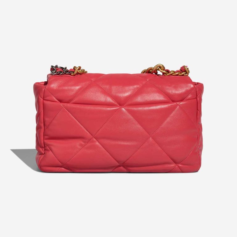 Chanel 19 Large Flap Bag Lamb Coral Red | Sell your designer bag