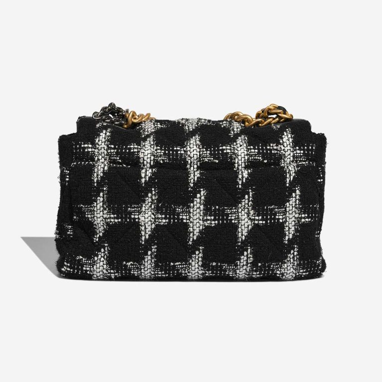Chanel 19 Large Flap Bag Tweed Black / White | Sell your designer bag