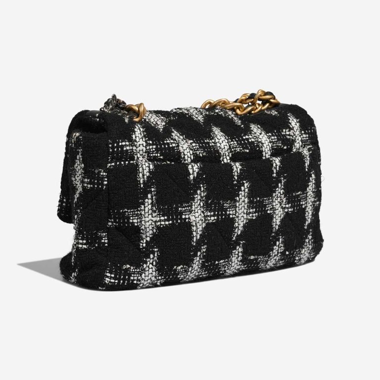 Chanel 19 Large Flap Bag Tweed Black / White | Sell your designer bag