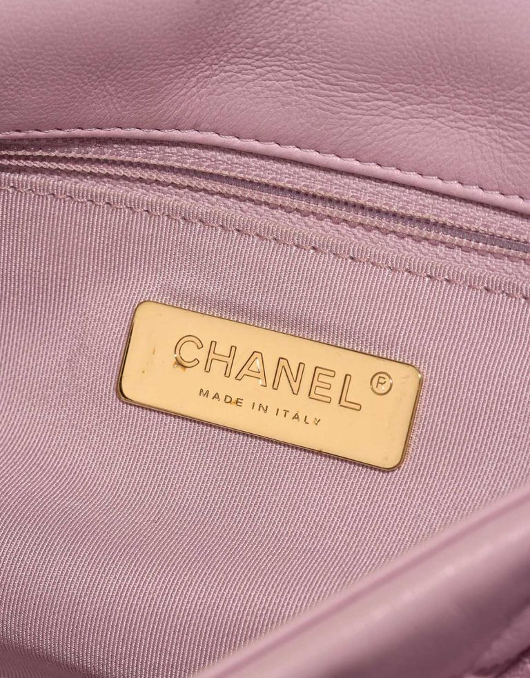 Chanel 19 Flap Bag Lamb Light Pink Logo | Sell your designer bag