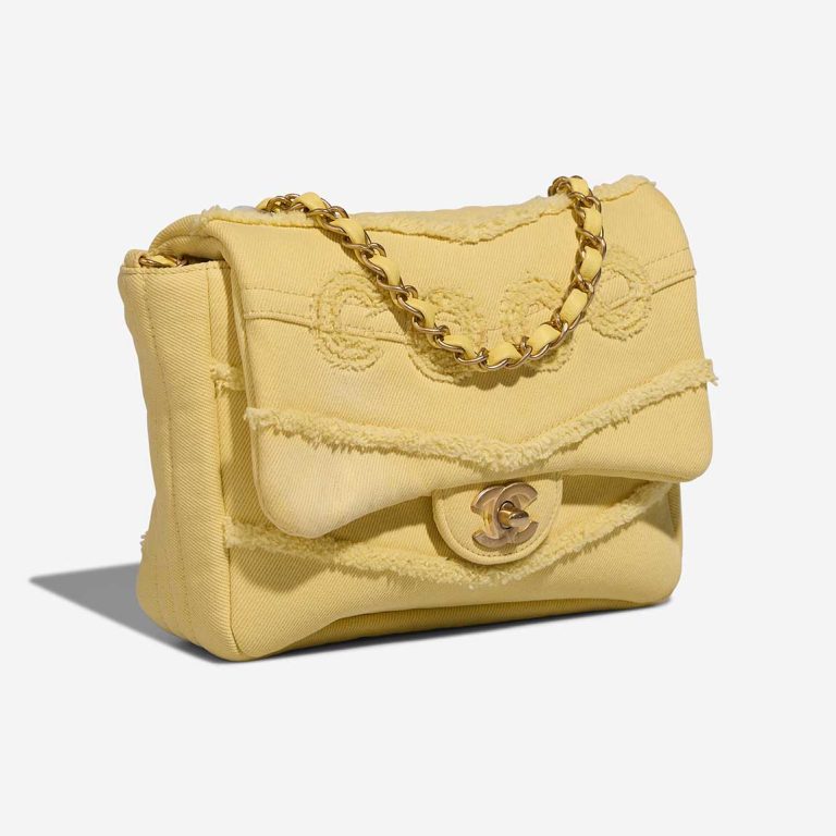 Chanel Timeless Mini Rectangular Cotton Light Yellow | Sell your designer bag