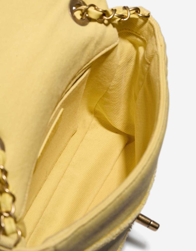 Chanel Timeless Mini Rectangular Cotton Light Yellow Inside | Sell your designer bag