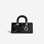 Dior Lady Medium Patent Black Front | Sell your designer bag