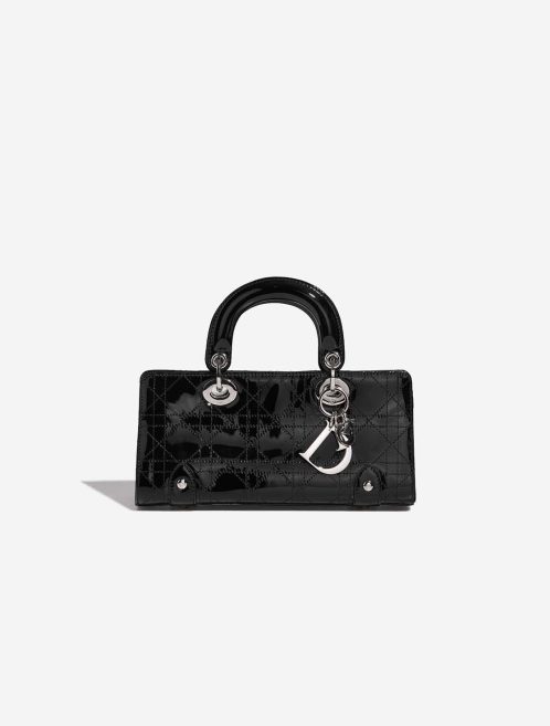 Dior Lady Medium Patent Black Front | Sell your designer bag