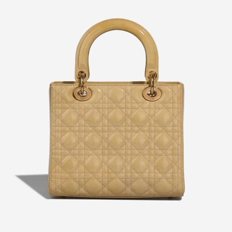 Dior Lady Medium Patent Beige | Sell your designer bag