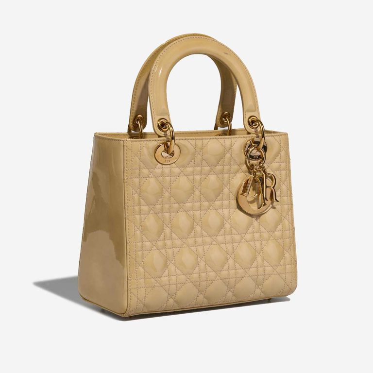 Dior Lady Medium Patent Beige | Sell your designer bag