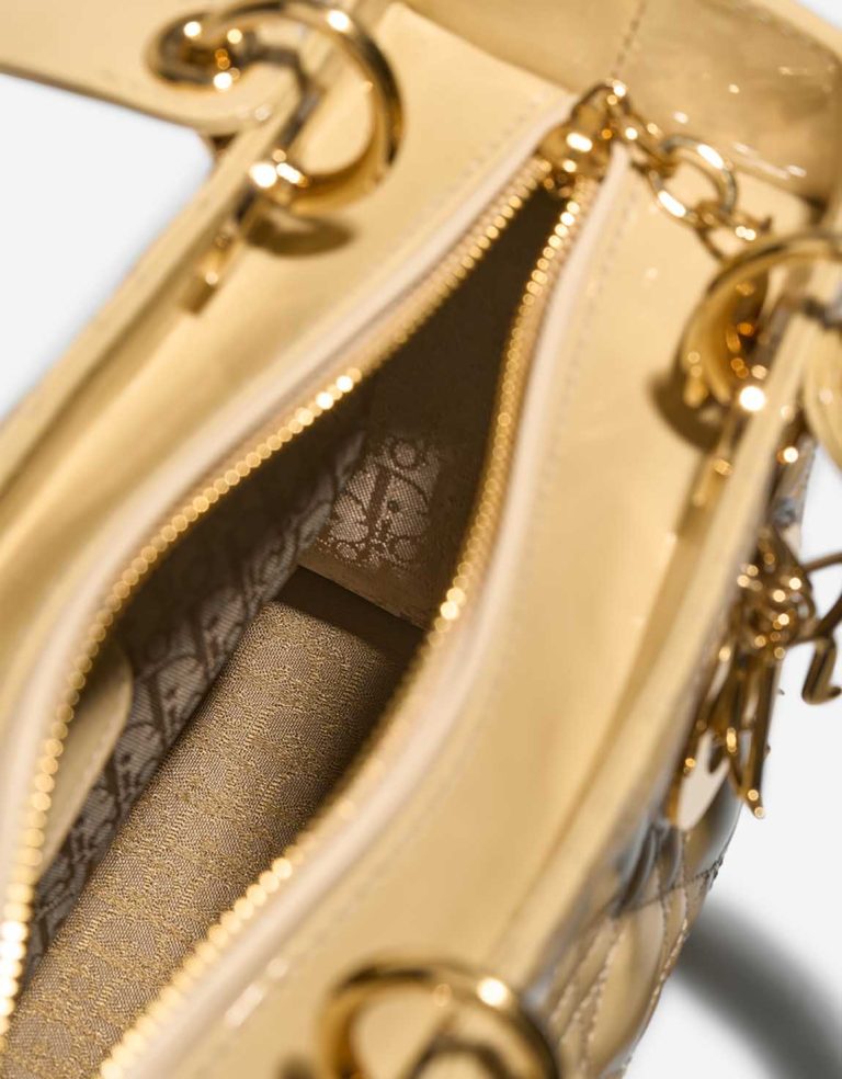 Dior Lady Medium Patent Beige Inside | Sell your designer bag